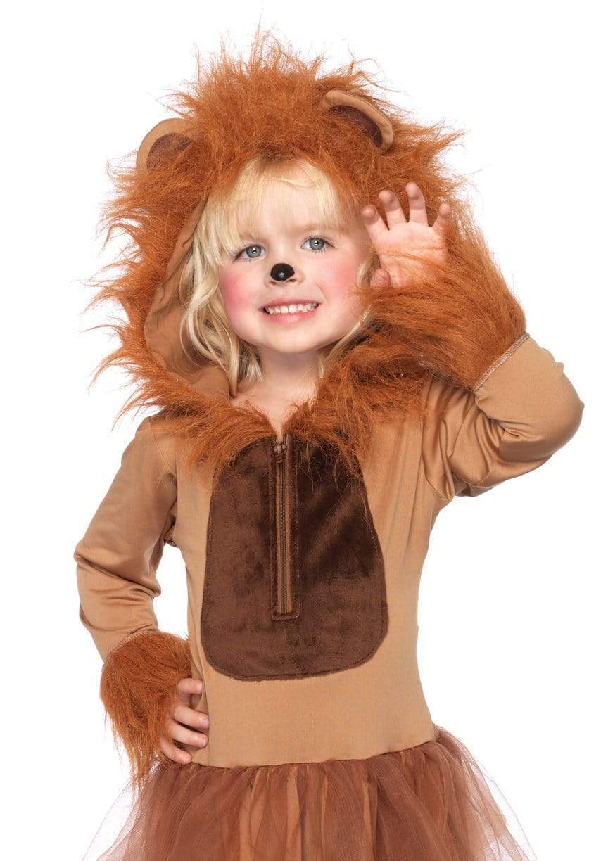 Girl's Cuddly Lion Costume