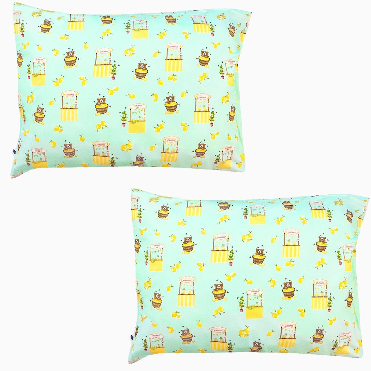 Lemonade Stands & Honey Bears 2-Pack Toddler Pillow Case