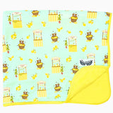 Lemonade Stands & Honey Bears Double-Layered Throw Blanket