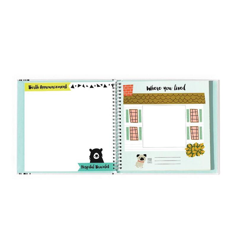 Little Animal Lover Memory Baby Book