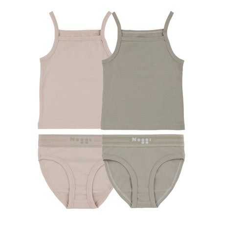 Logo Band Mauve + Taupe  (2 Sets) - HoneyBug 