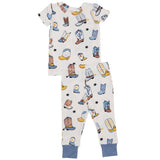 Loungewear Set - Boots Blue - HoneyBug 