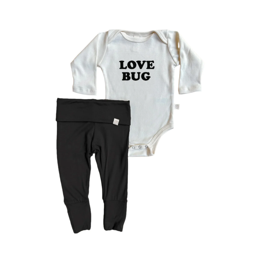 Love Bug - Black Leggings Outfit Set Bundle