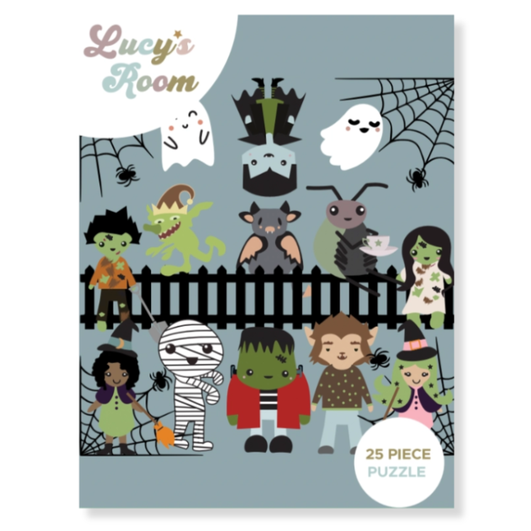 Where the Monsters Roam Halloween Puzzle - HoneyBug 