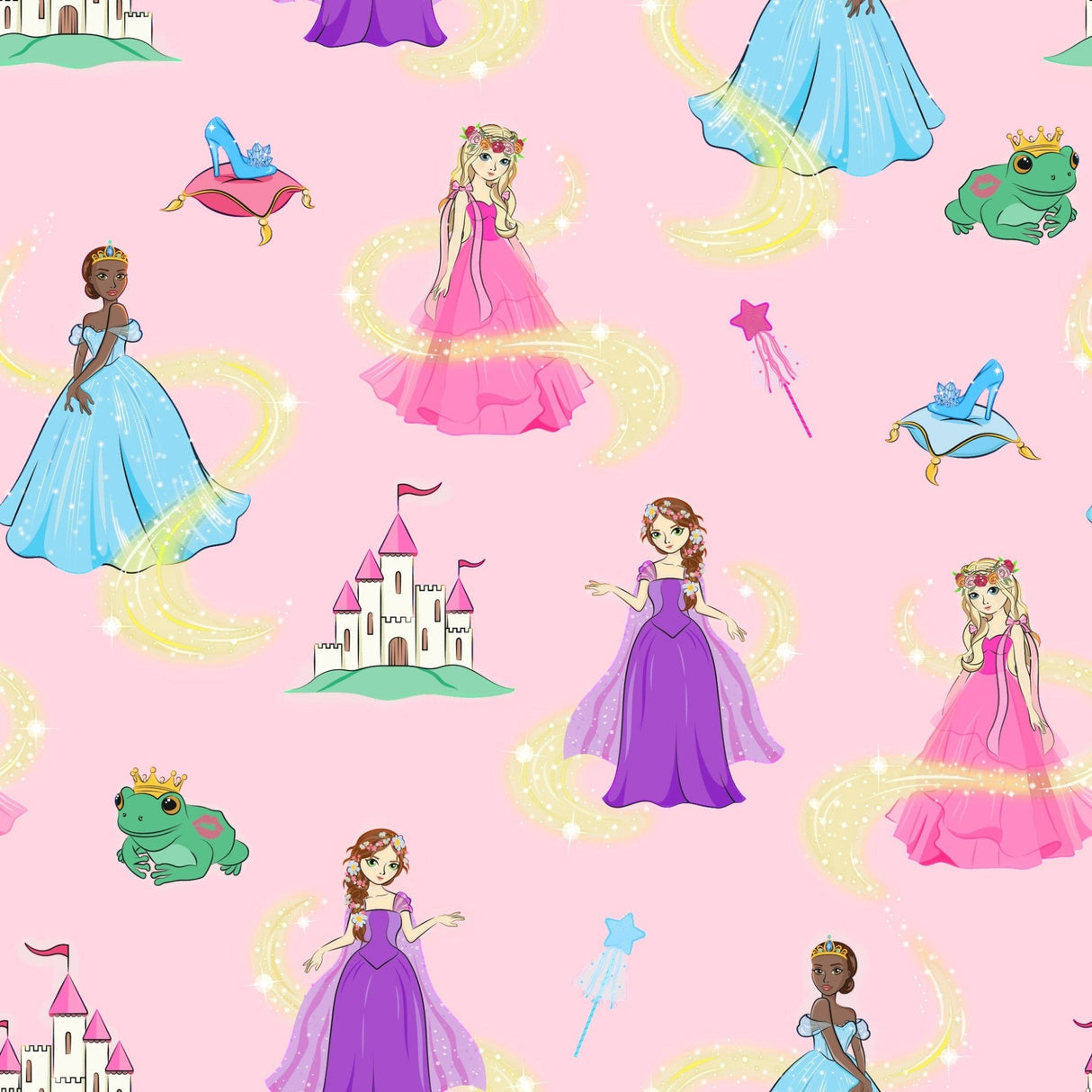 Make Your Own Magic Princesses Convertible Footie (NB-3T)