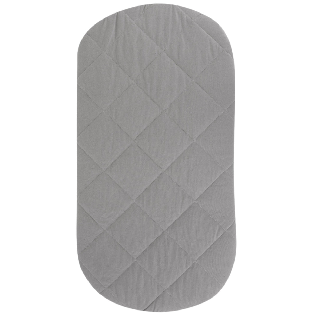 Quilted Waterproof Bassinet Sheet with Heat Protection - Grey