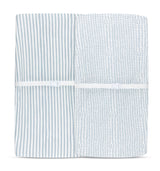 Waterproof Changing Pad Cover | Cradle Sheet Set - Misty Blue Stripes & Splash