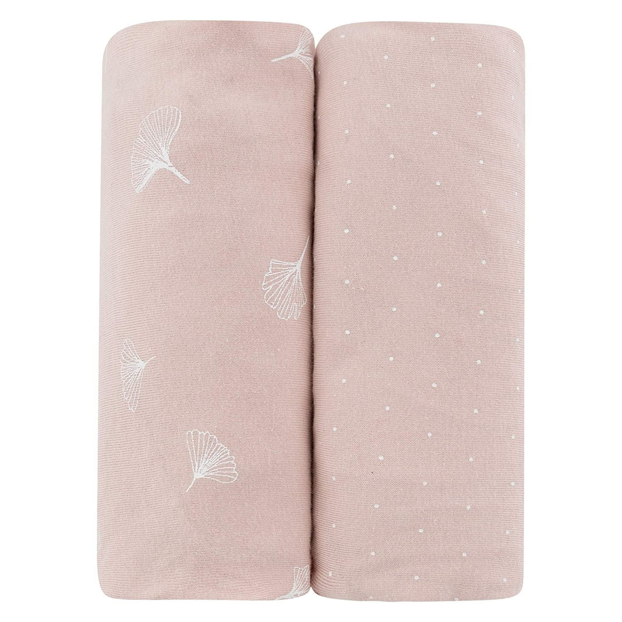 Bassinet Sheet Set - Pink Ginko