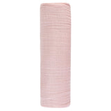 Cotton Muslin Swaddle Blanket - Petal Pink