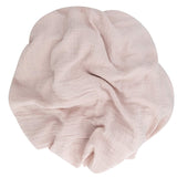 Cotton Muslin Swaddle Blanket - Rosewater