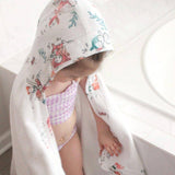 Mermaid Toddler Hooded Towel - HoneyBug 