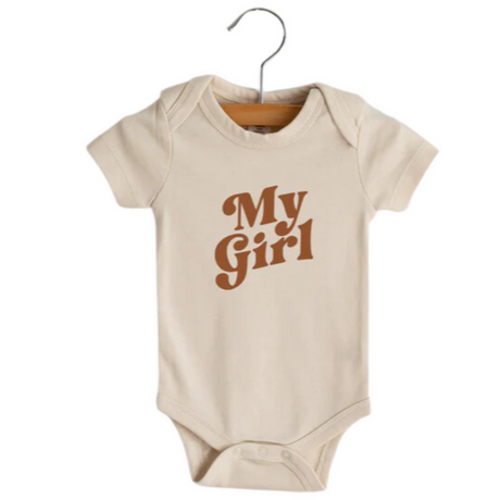 My Girl Organic Baby Bodysuit - HoneyBug 