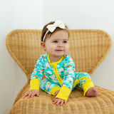 Over the Rainbow & Butterflies Convertible Footie (NB-3T)