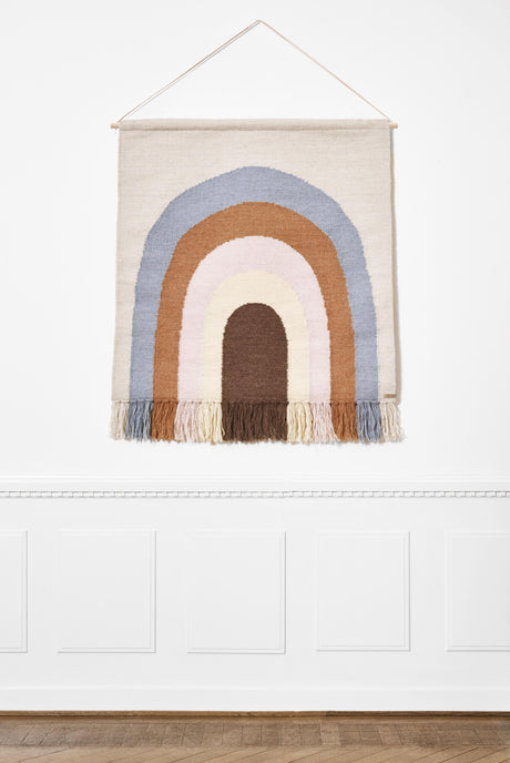 Follow The Rainbow Wall Rug - Multi