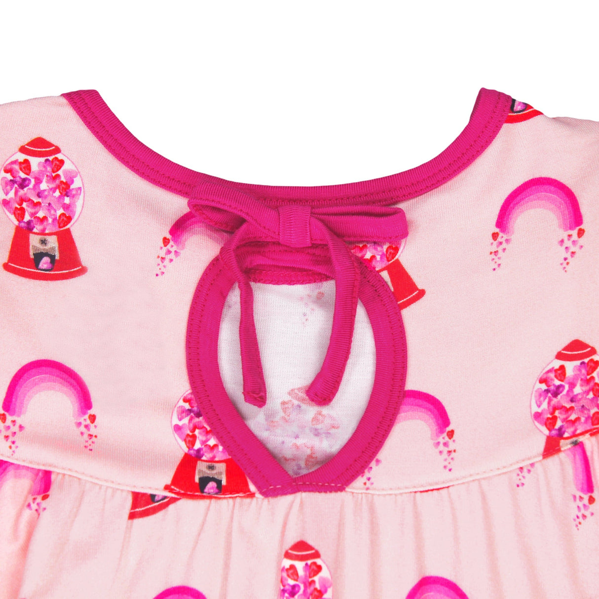 Painted Heart Gumballs Twirling Dress (2T-6Y) - HoneyBug 