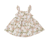 Paperbag Ruffle Sundress - Magnolias - HoneyBug 