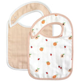 Peach Bib Set