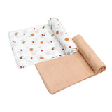 Peach Swaddle Set