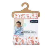 Pink Leaves Bedtime Sleeper - HoneyBug 