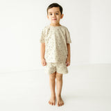 Organic Baby Toddler Tee and Shorts Set - Pixie Dots