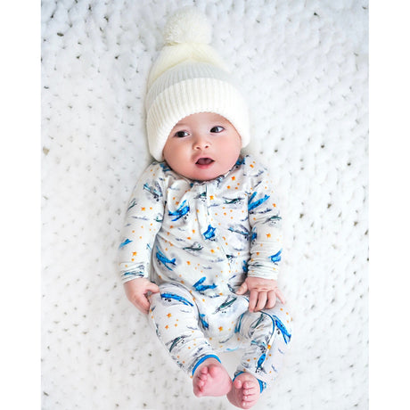 Planes Flying on Cloud 9 Coverall (0-24m) - HoneyBug 