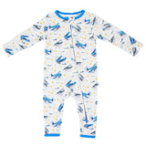 Planes Flying on Cloud 9 Coverall (0-24m) - HoneyBug 