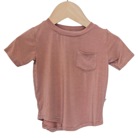 Pocket Tee Curved-Hem - Canyon Clay - HoneyBug 