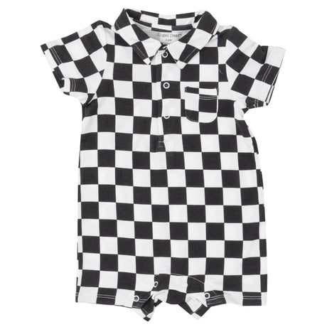 Polo Shortie - Checkerboard - HoneyBug 