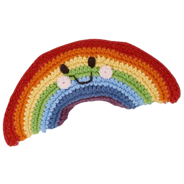 Friendly Rainbow Rattle - HoneyBug 