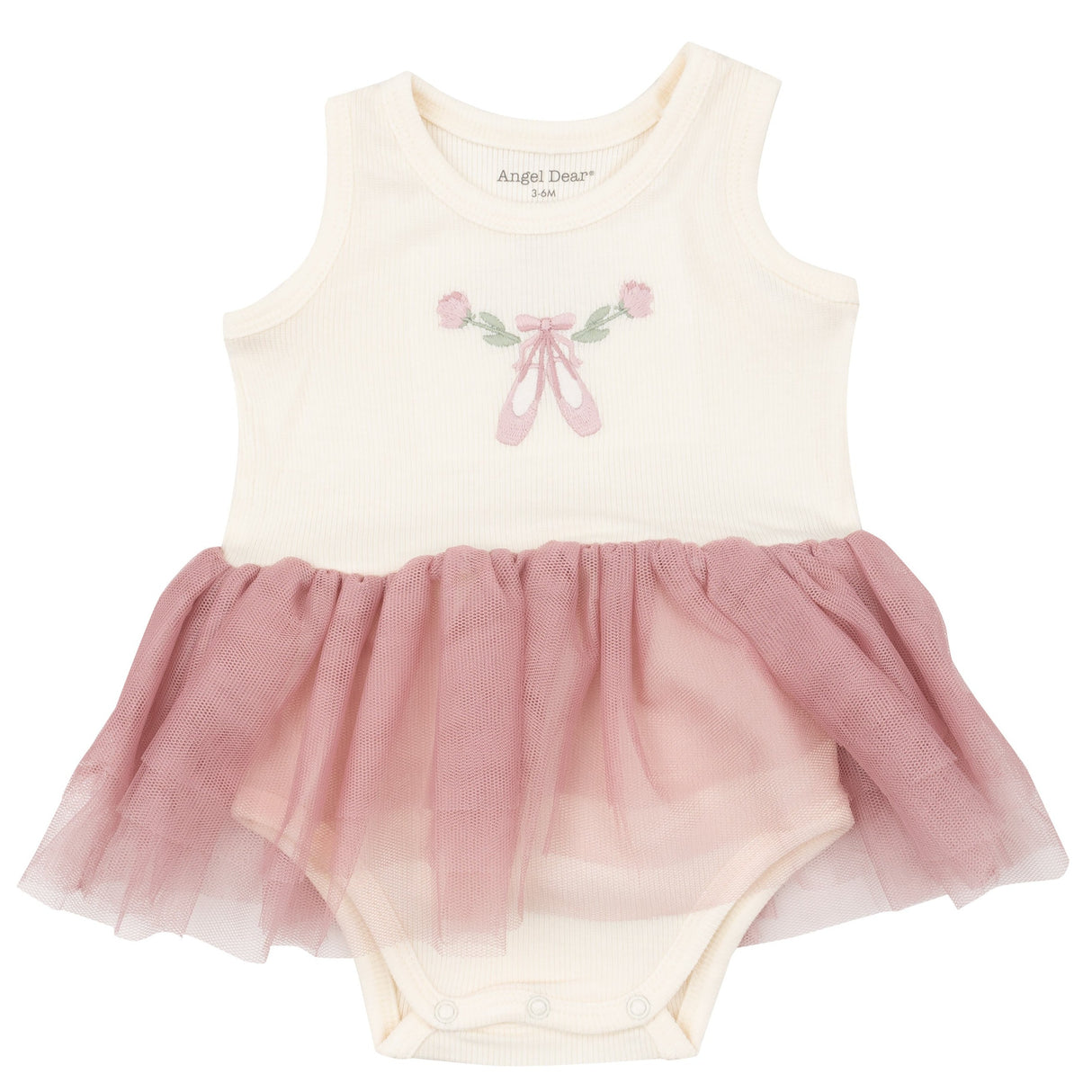 Rib Tank Bodysuit Tutu - Sugar Swizzle - HoneyBug 