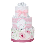 Rose Diaper Cake