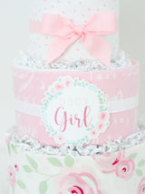 Rose Diaper Cake