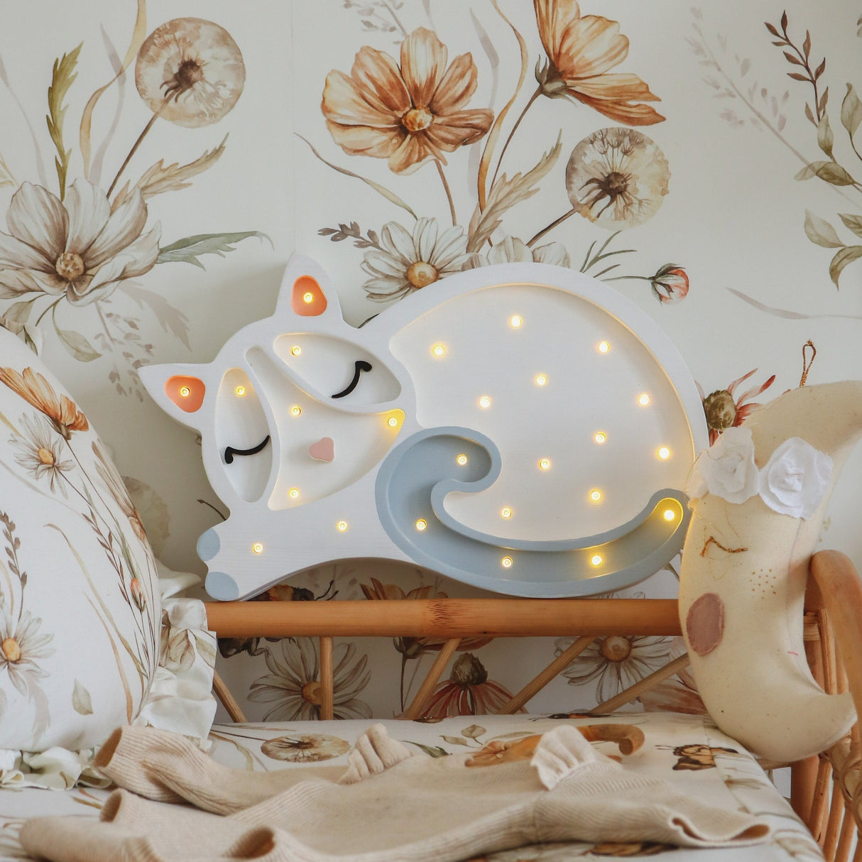 Little Lights Cat Lamp by Little Lights US - HoneyBug 