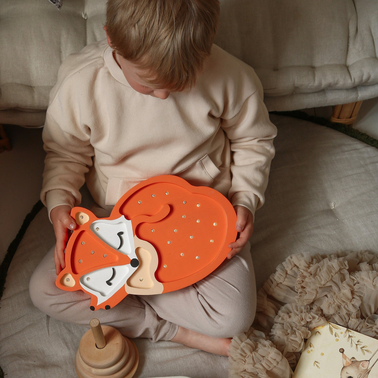 Little Lights Baby Fox Lamp by Little Lights US - HoneyBug 