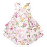 Ruffle Sunsuit - Cute Hummingbirds - HoneyBug 