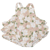 Ruffle Sunsuit - Magnolias