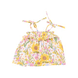 Ruffle Top & Bloomer - Sunflower Dream Floral - HoneyBug 