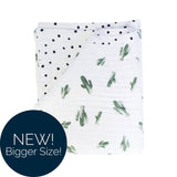 Saguaro + Dottie Oh So Soft Muslin Super Snuggle Blanket - HoneyBug 