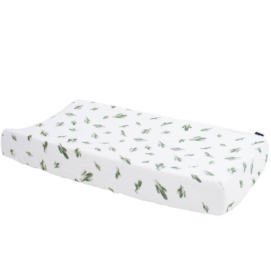 Saguaro Oh So Soft Muslin Changing Pad Cover - HoneyBug 