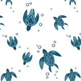 Sea Turtles Oh So Soft Muslin Changing Pad Cover - HoneyBug 