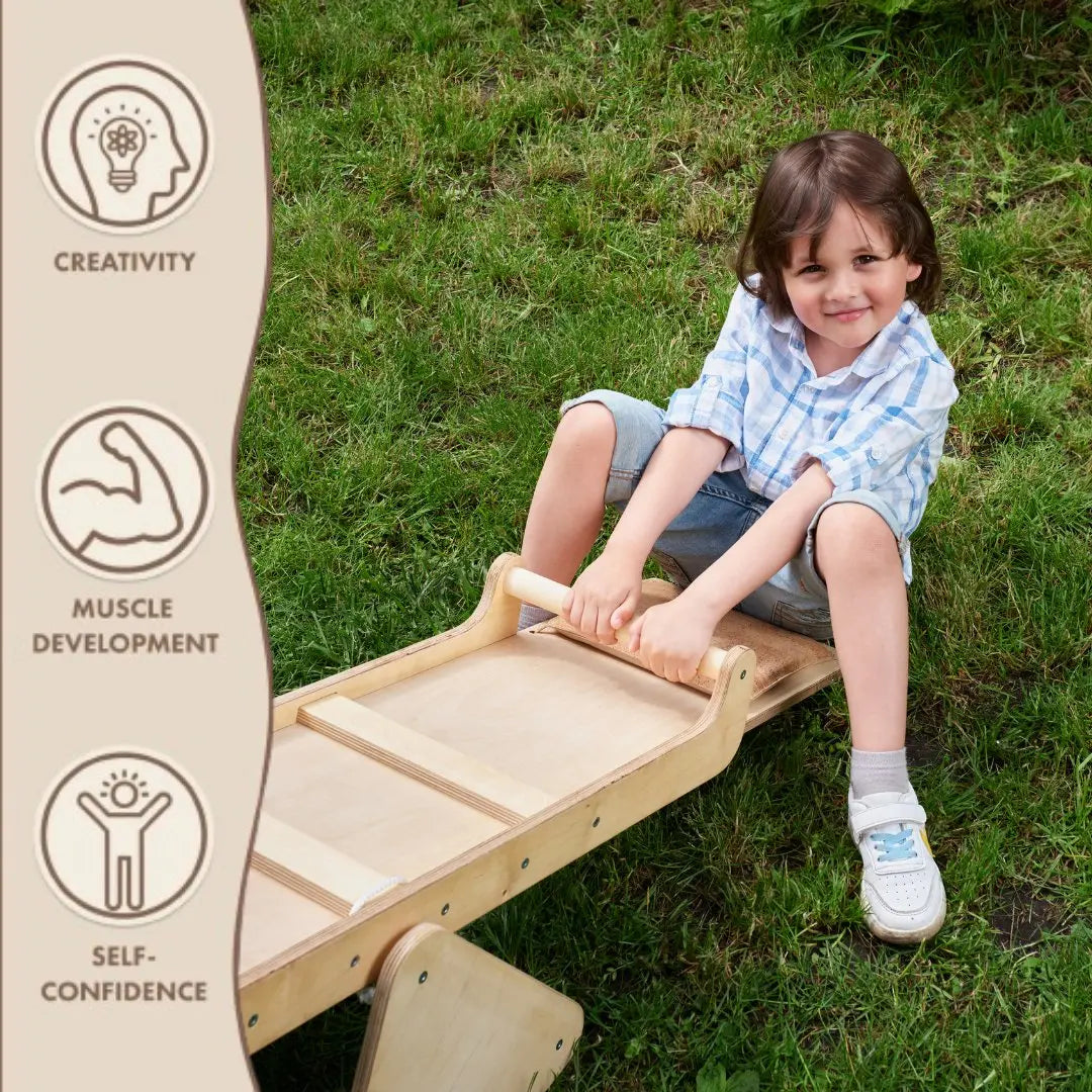 Wooden Seesaw for Toddlers