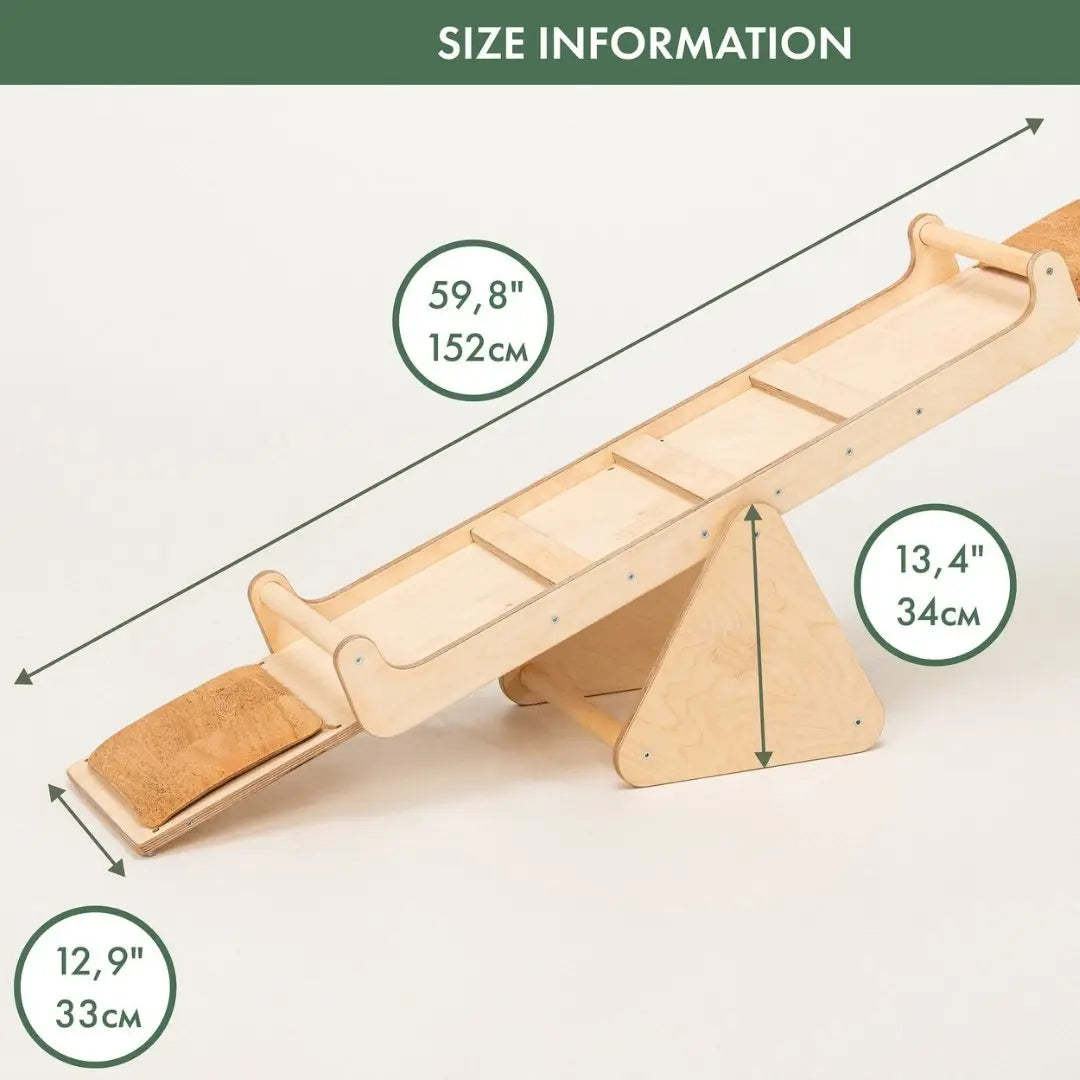 Wooden Seesaw for Toddlers