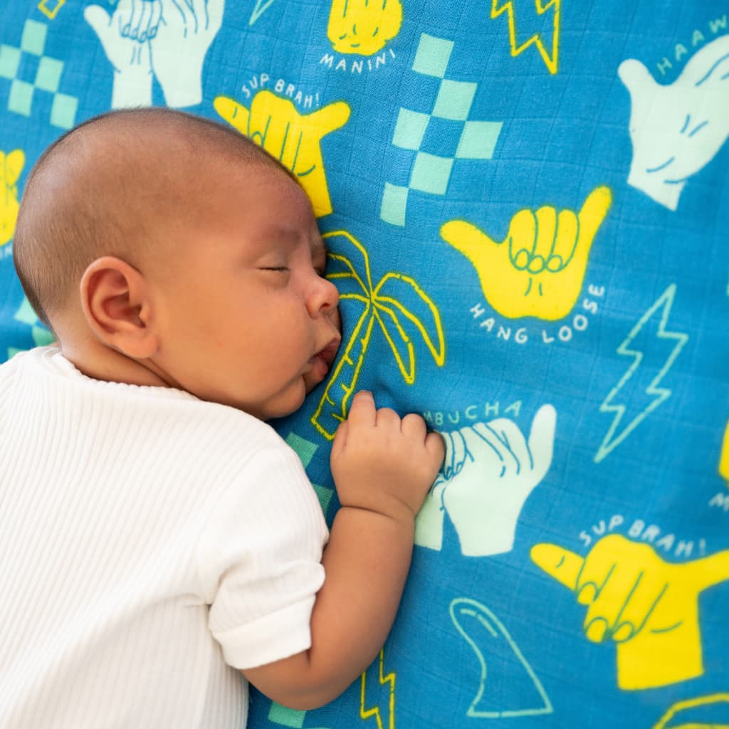 Shaka Code Baby Quilt