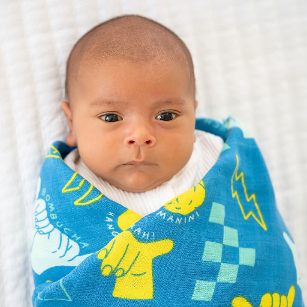 Shaka Code Muslin Swaddle Blanket