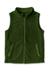 ADULT SHERPA/CORDUROY REVERSIBLE VEST | SPRUCE