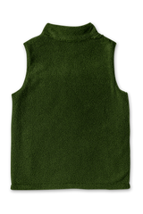 ADULT SHERPA/CORDUROY REVERSIBLE VEST | SPRUCE