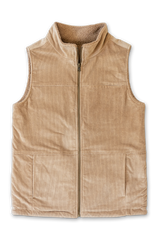 ADULT SHERPA/CORDUROY REVERSIBLE VEST | CHAMPIGNON