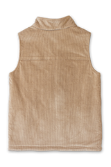 ADULT SHERPA/CORDUROY REVERSIBLE VEST | CHAMPIGNON