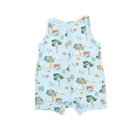 Shortie Romper - Farm Friends