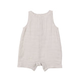 Shortie Romper - Oatmeal Solid Muslin